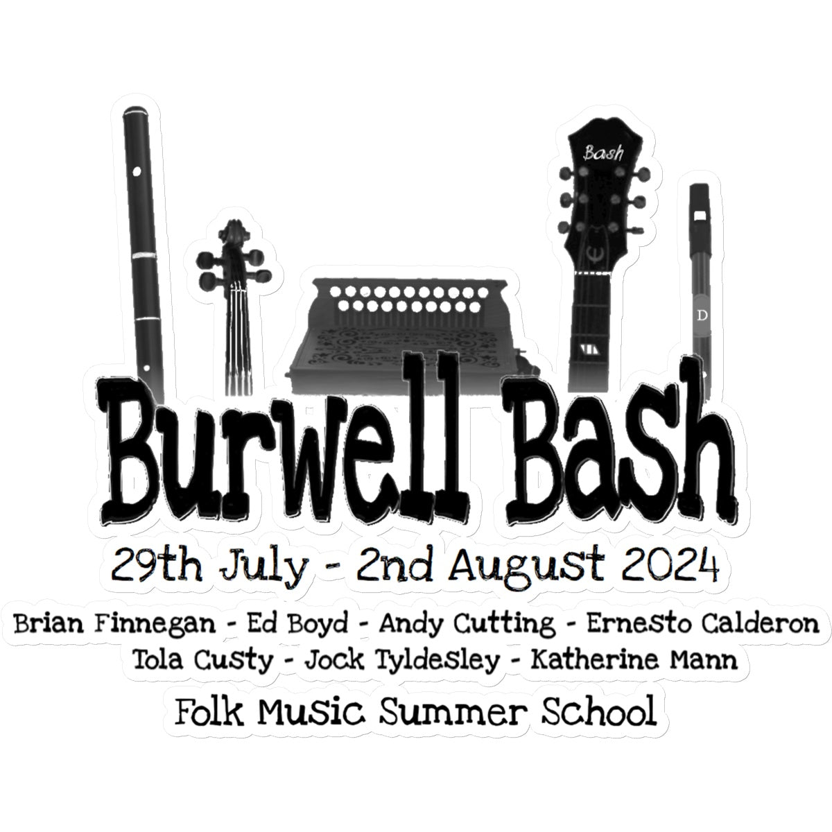 Burwell Bash 2024 Sticker