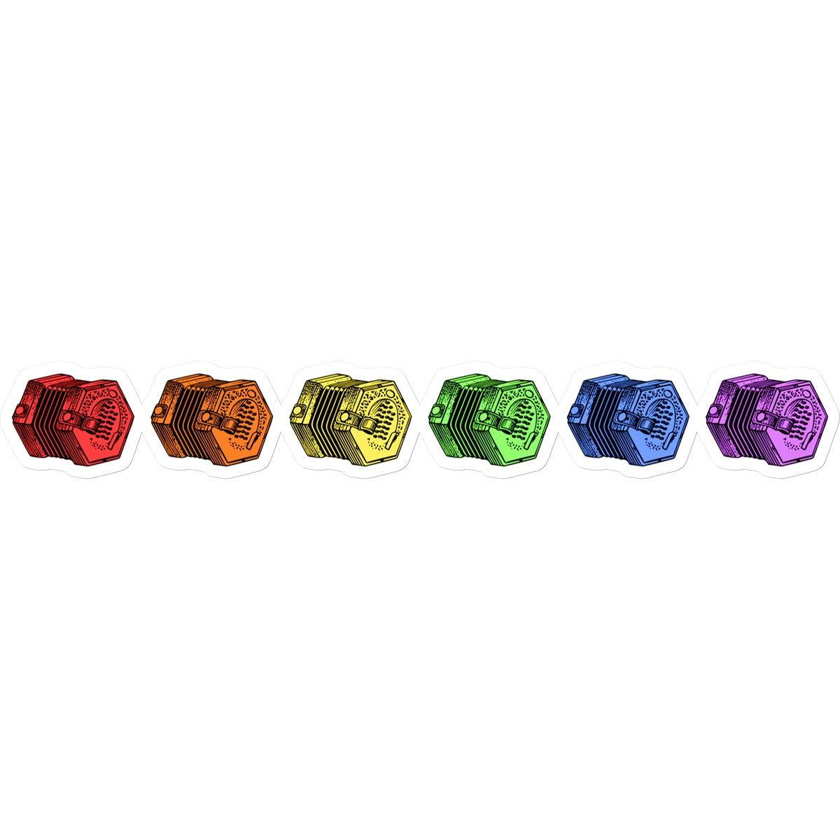 Rainbow Concertinas Sticker