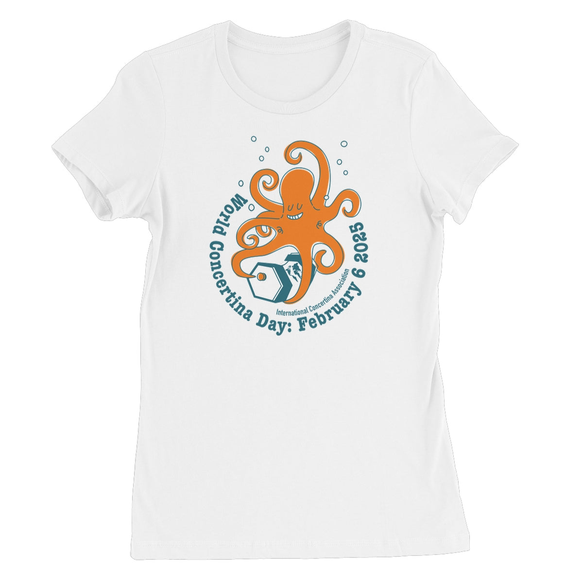 World Concertina Day 2025 Octopus Women's T-Shirt