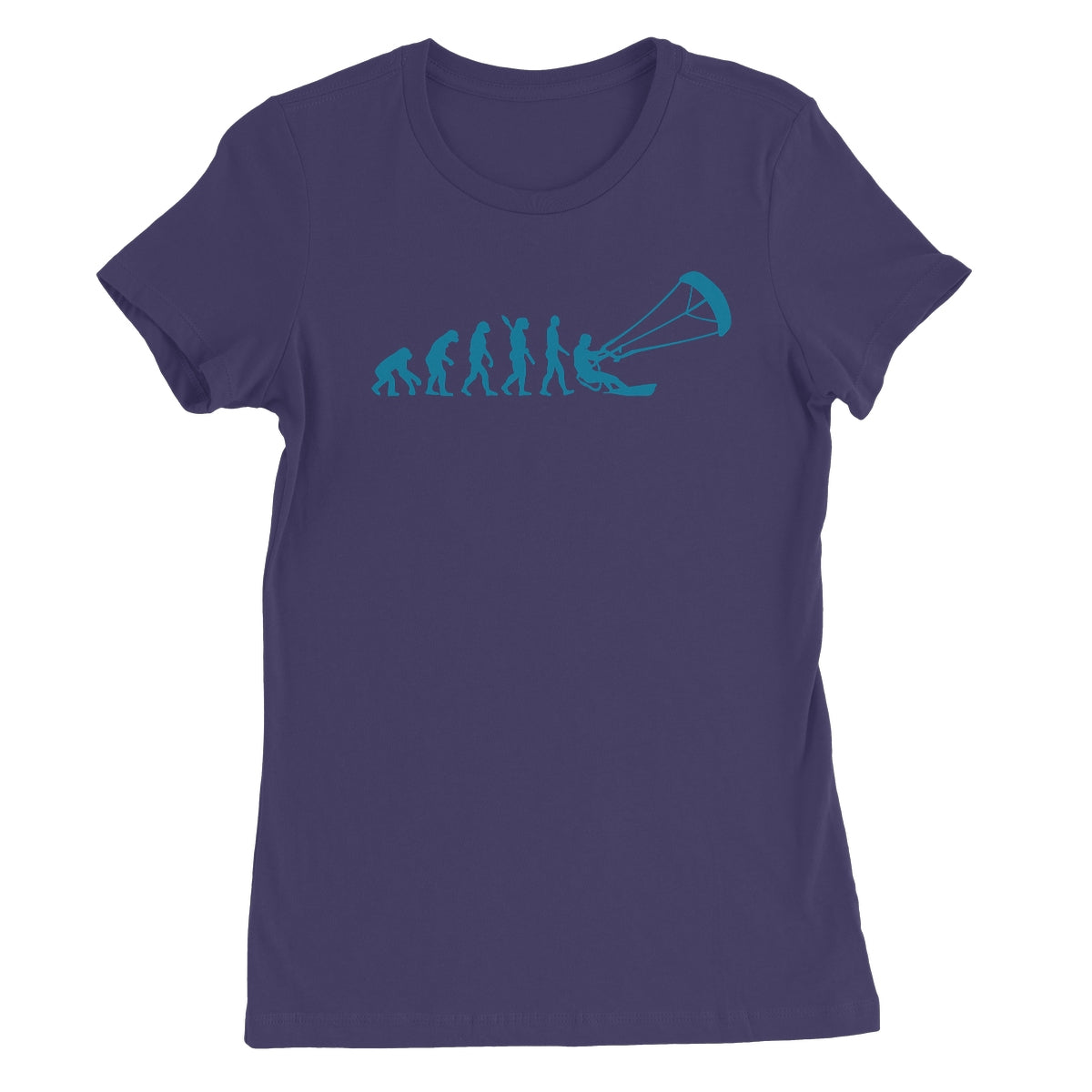 Evolution of Kitesurfers Women's T-Shirt