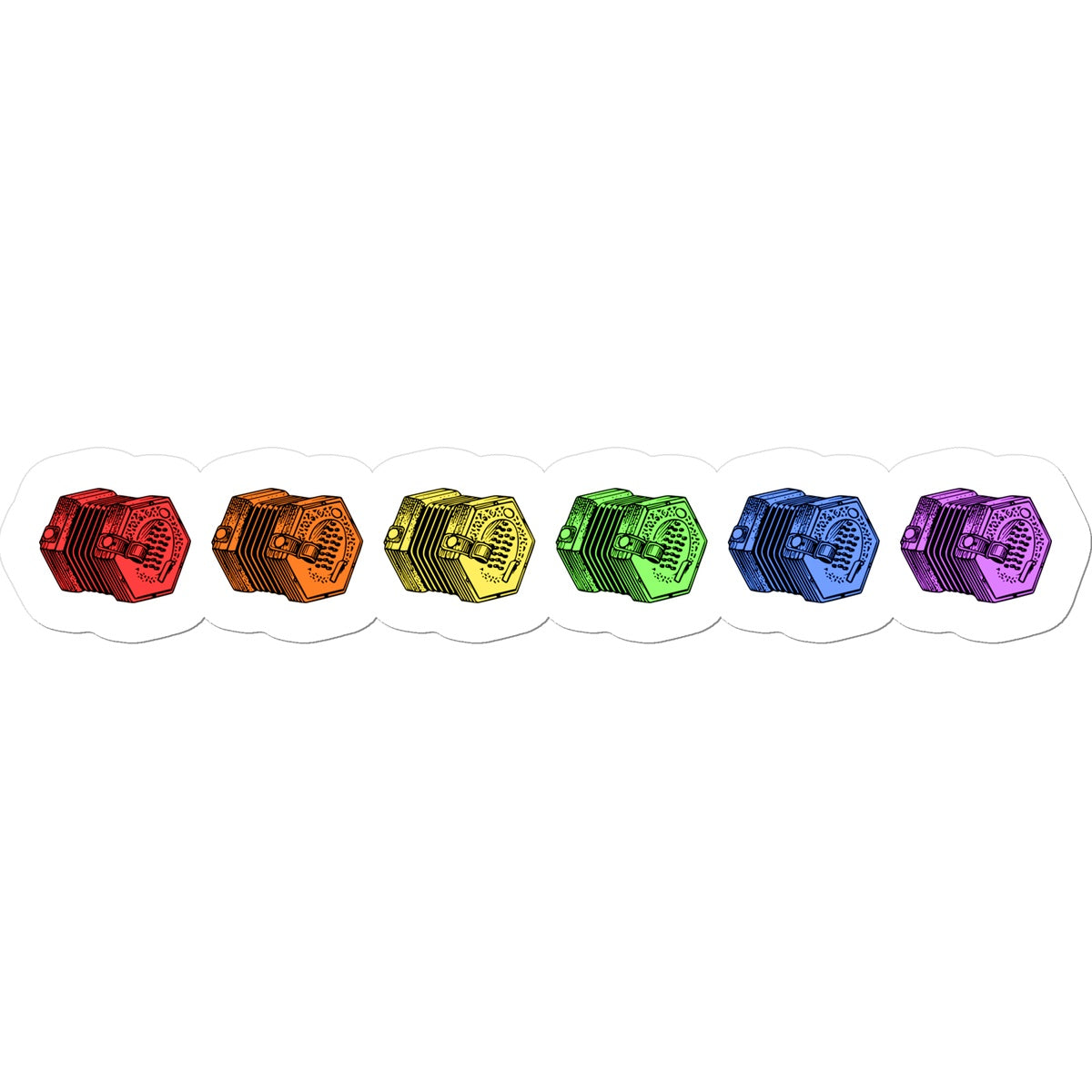 Rainbow Concertinas Sticker