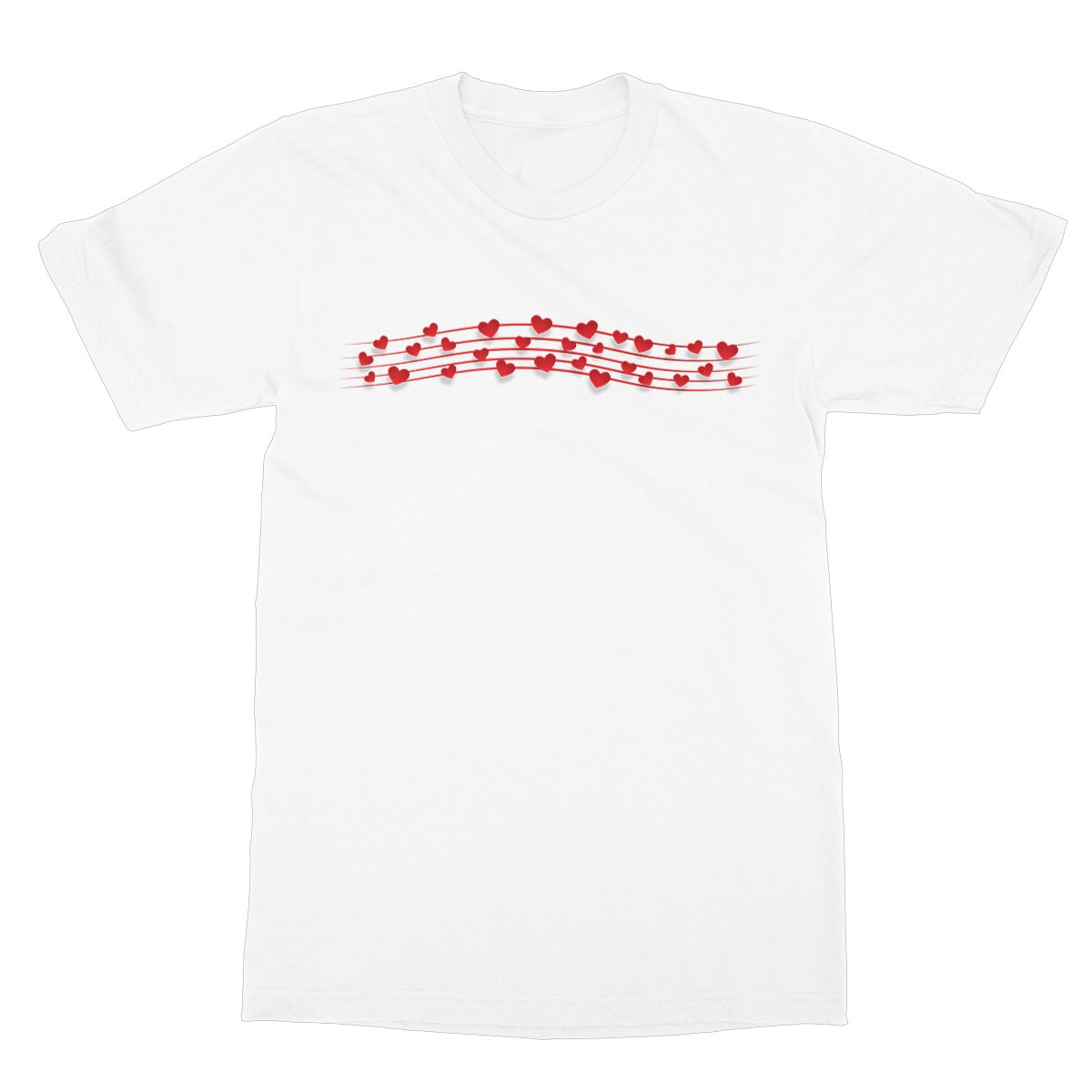Musical Hearts Stave T-Shirt