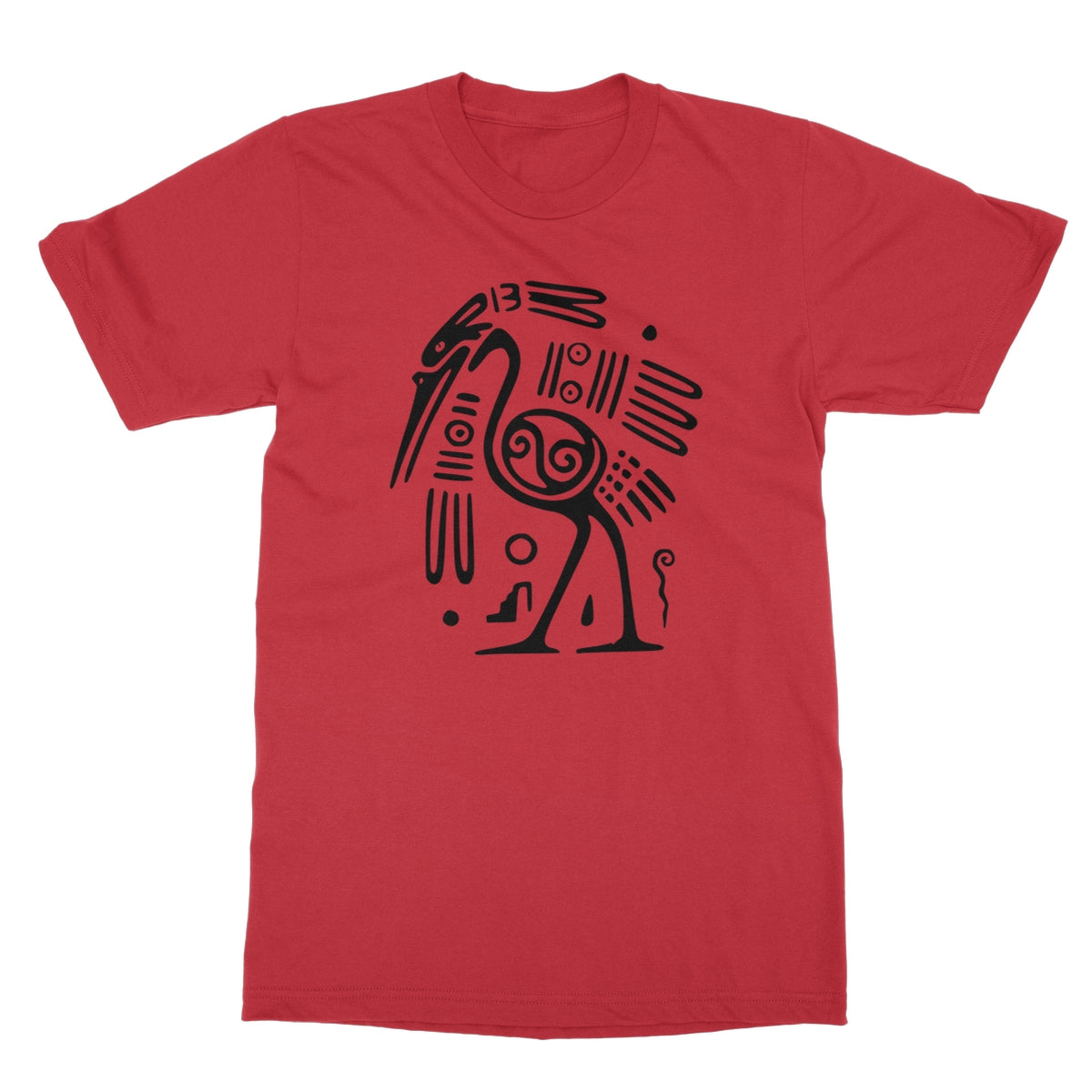 Egyptian or Tribal Style Bird T-shirt