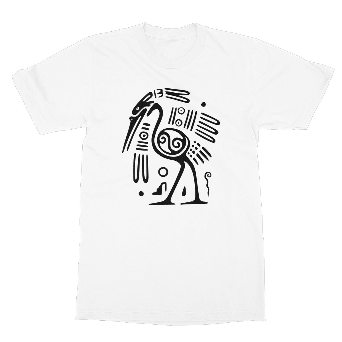 Egyptian or Tribal Style Bird T-shirt