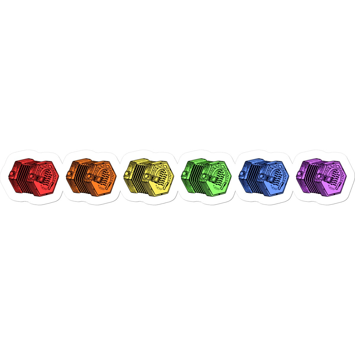 Rainbow Concertinas Sticker