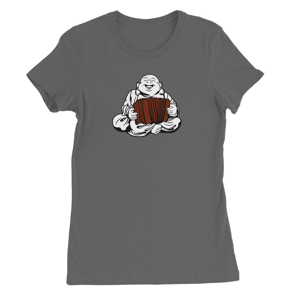 Melodeon Playing Buddha Women's T-Shirt