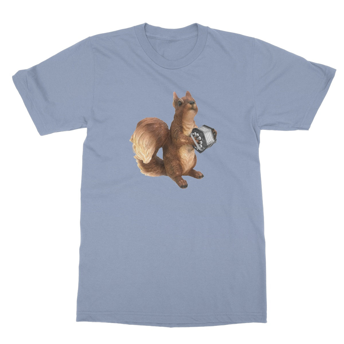 Concertina Playing Squirrel T-shirt