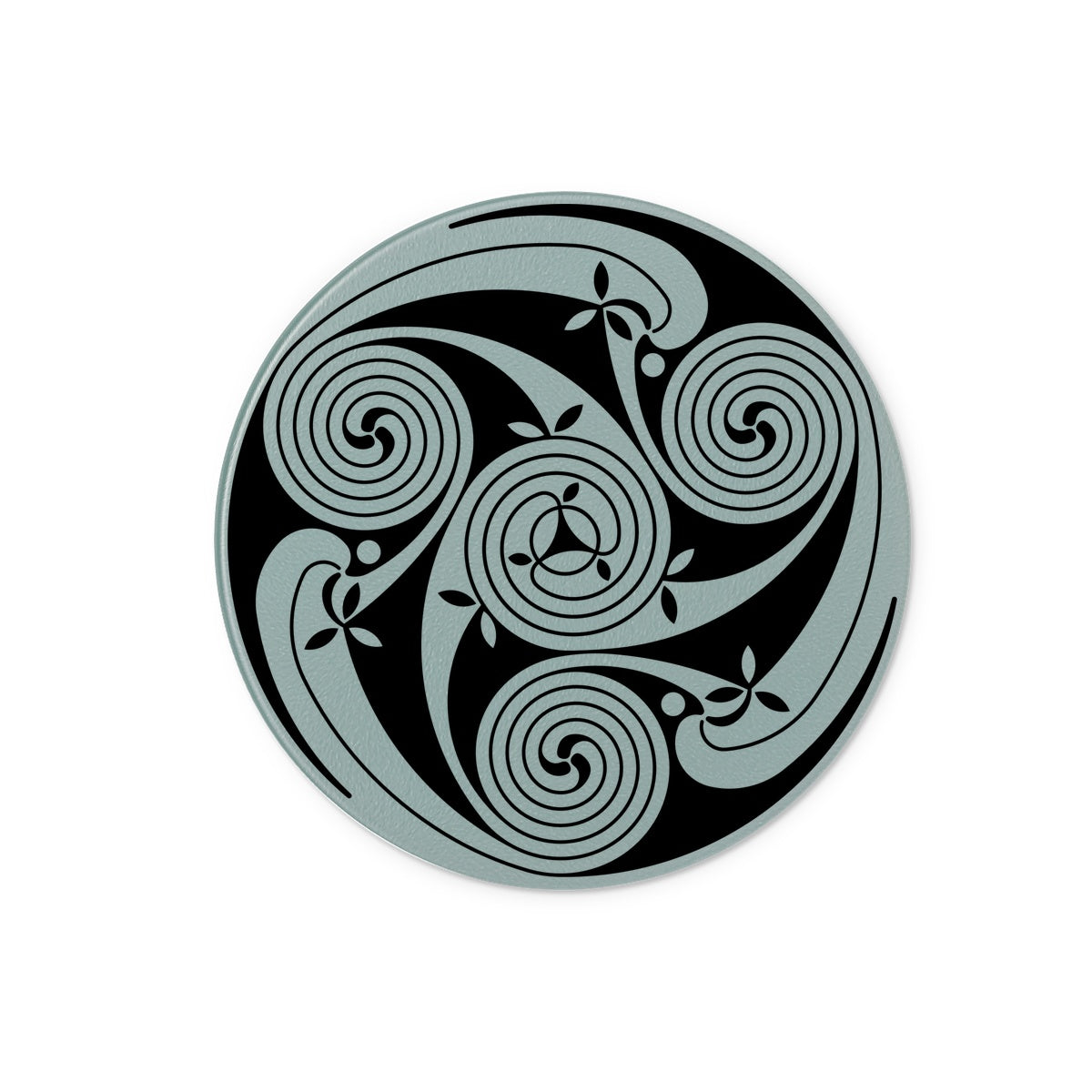 Celtic Swirls Glass Chopping Board