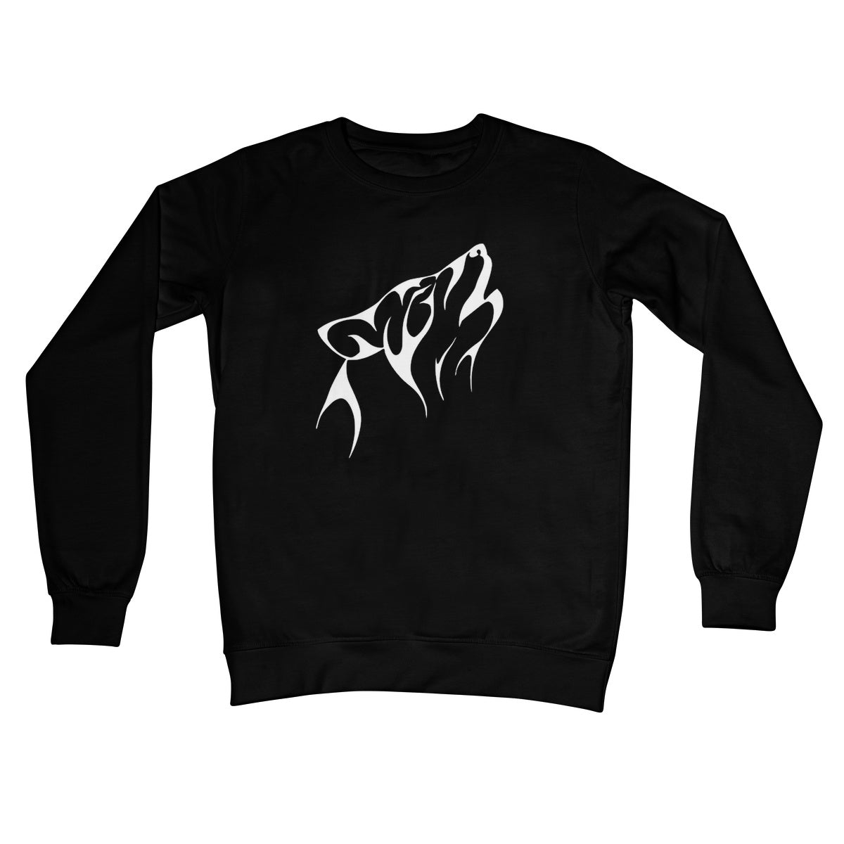 Howling Wolf Crew Neck Sweatshirt