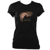 The Drystones "Apparitions" Ladies Fitted T-shirt - T-shirt - Black - Mudchutney