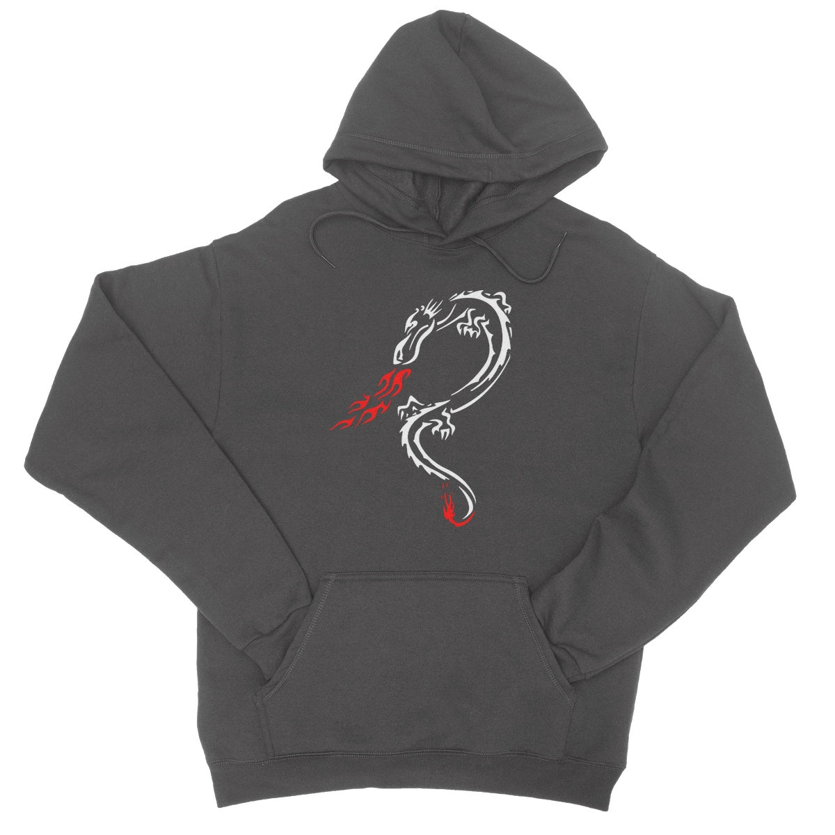 Tribal Dragon Breathing Fire Hoodie