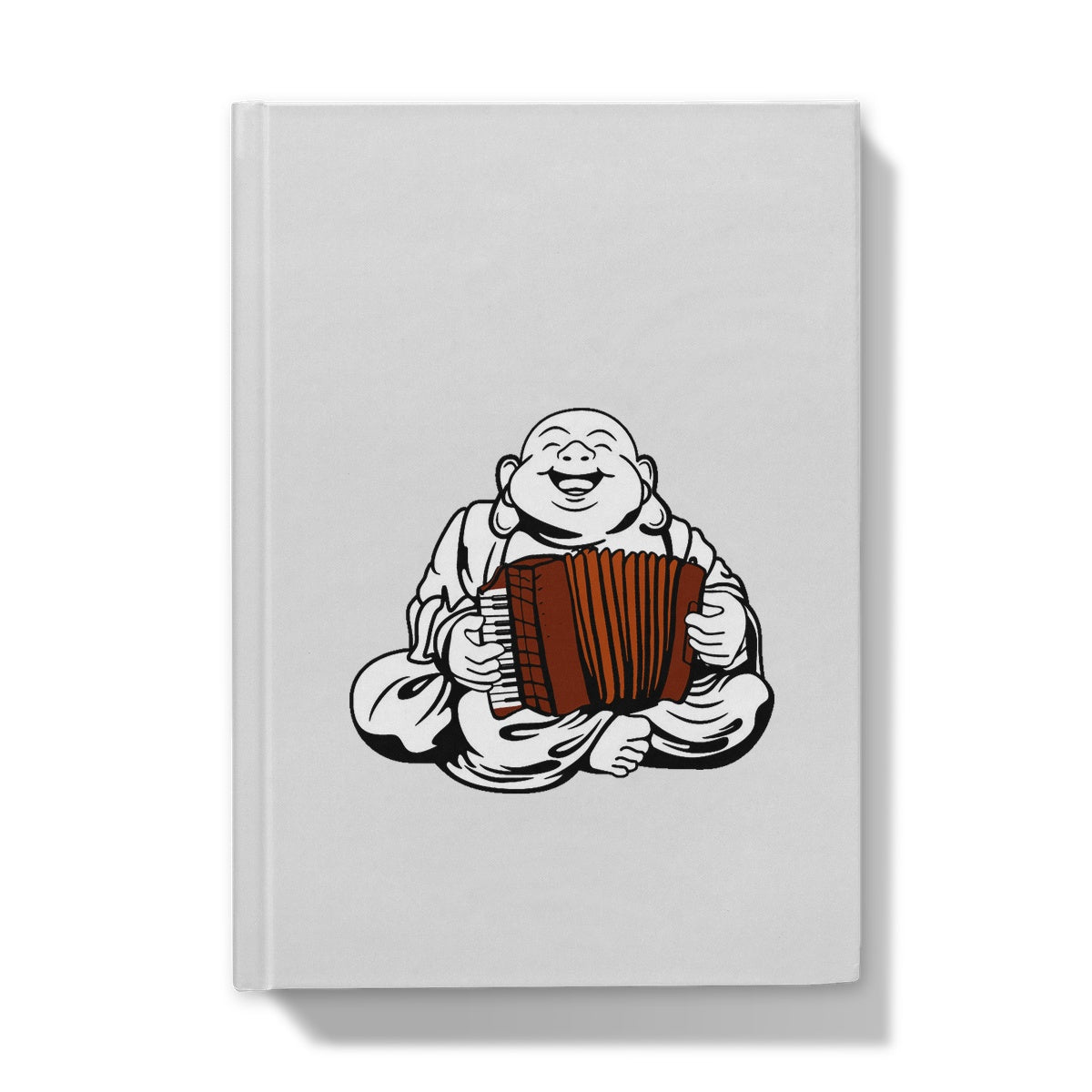 Accordion Playing Buddha Hardback Journal