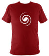 Spiral T-shirt - T-shirt - Antique Cherry Red - Mudchutney