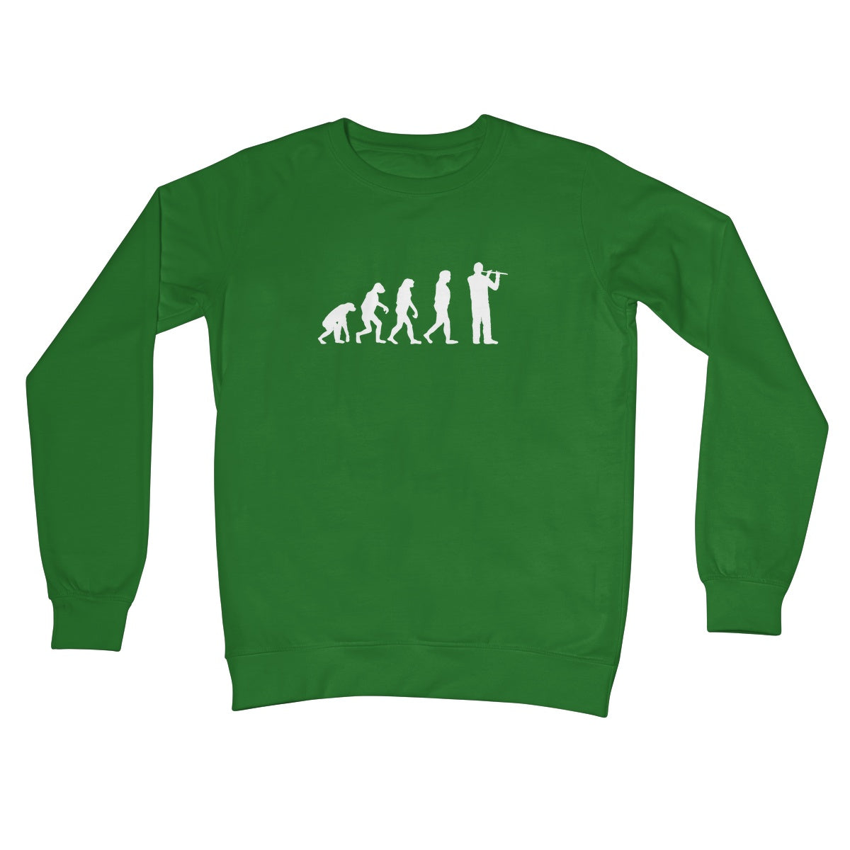 Evolution of Flute Players Sweatshirt