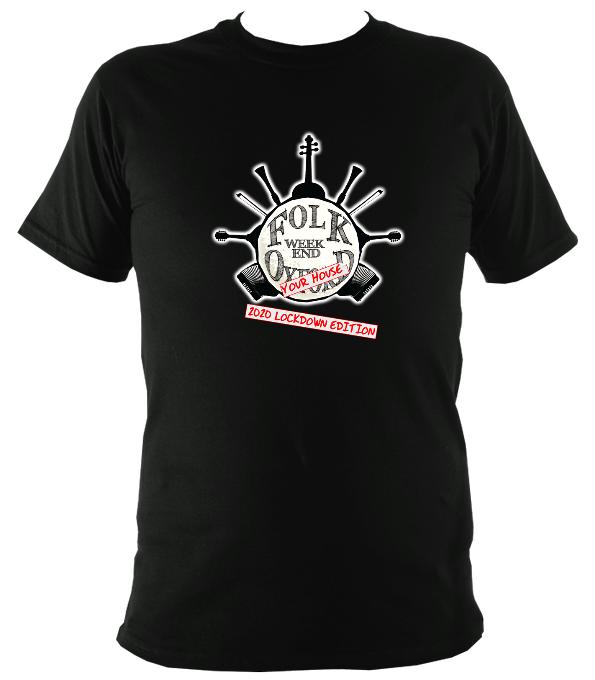 Folk Weekend: Oxford "2020 Lockdown Edition" T-Shirt - T-shirt - Black - Mudchutney