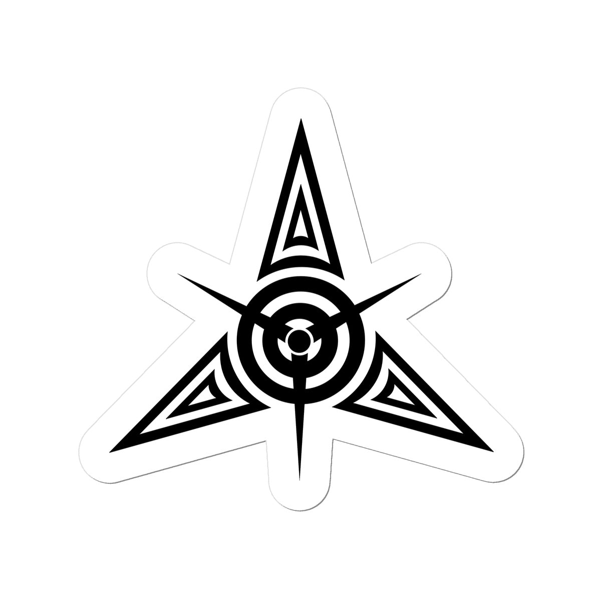 Tribal Star Tattoo Sticker