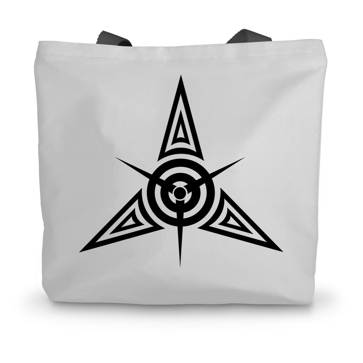 Tribal Star Tattoo Canvas Tote Bag