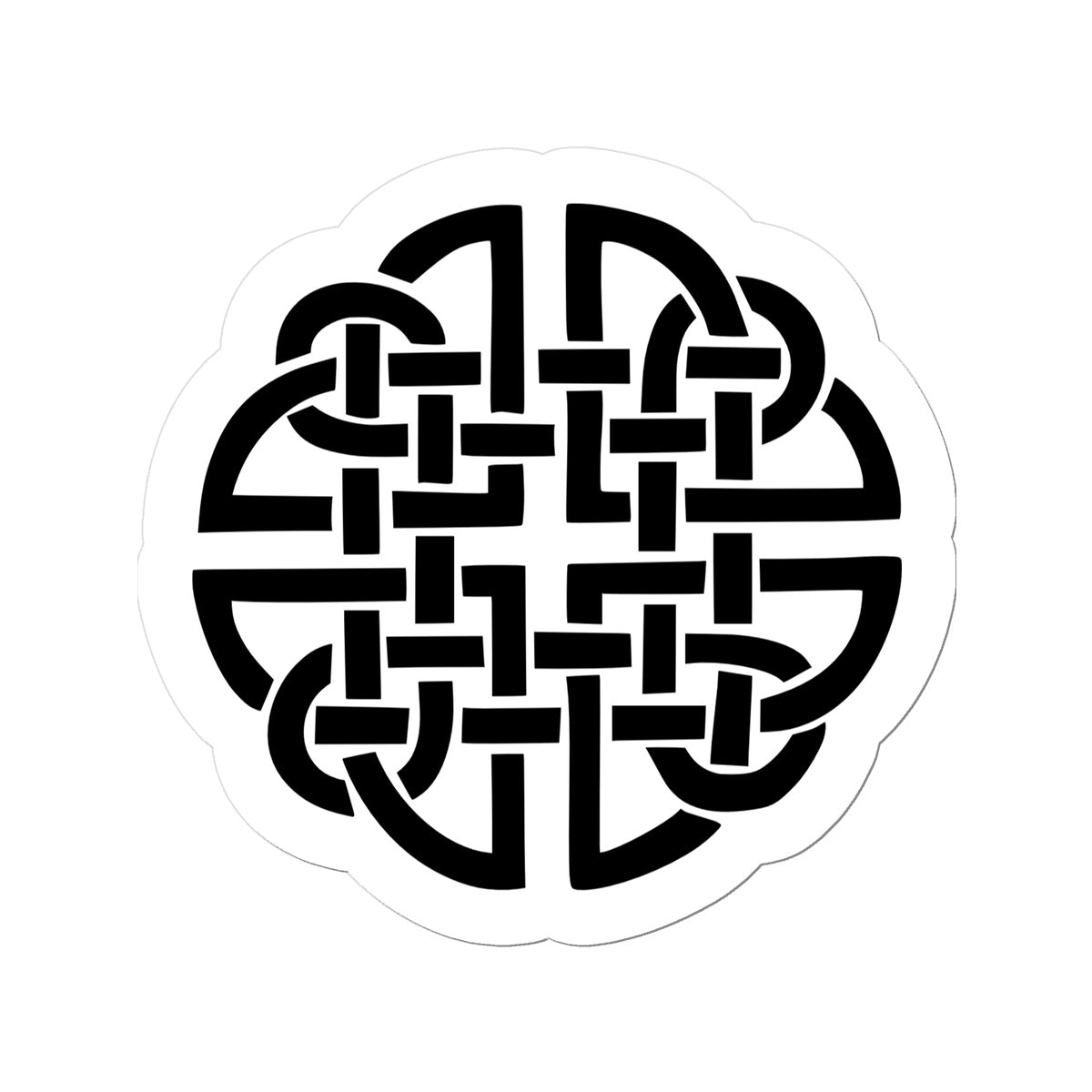 Celtic Circular Design Sticker