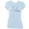 update alt-text with template The Drystones Tale of Sound and Fury Fitted T-shirt - T-shirt - Light Blue - Mudchutney
