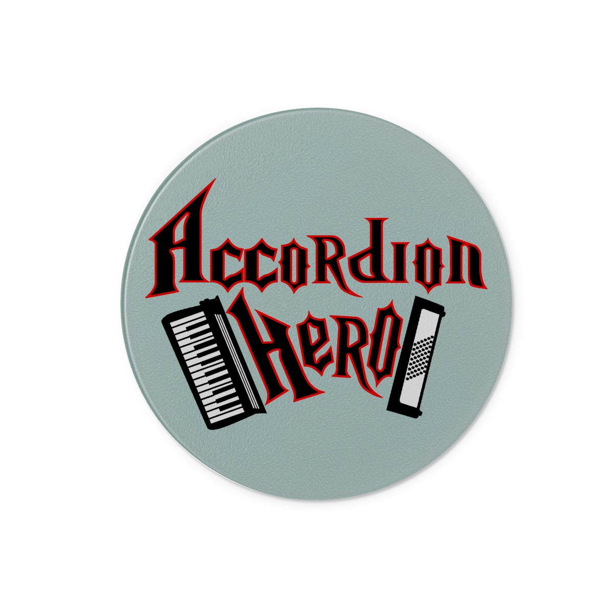 Accordion Hero Glass Chopping Board