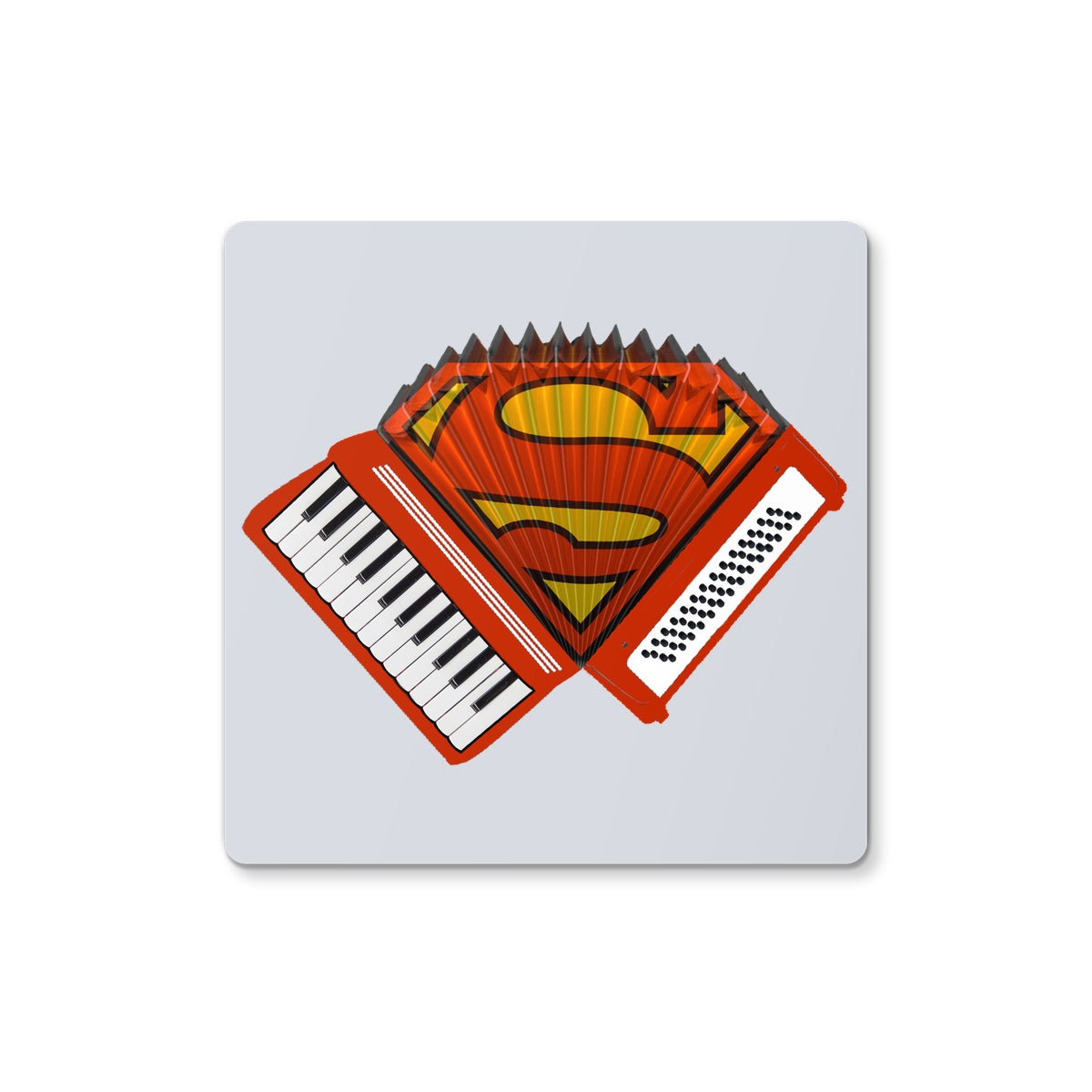 Accordion Superhero Coaster