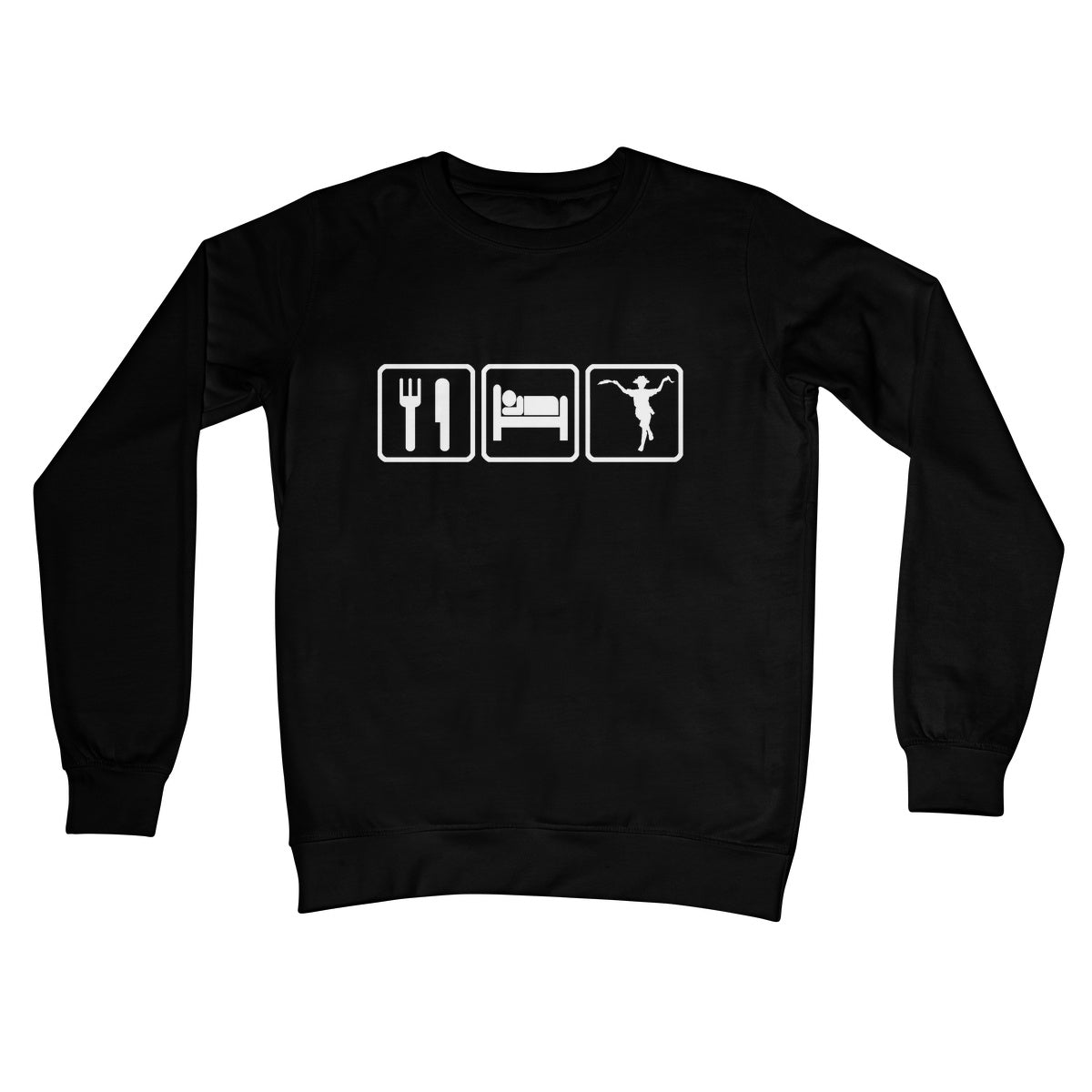 Eat Sleep & Morris Dance Crew Neck Sweatshirt