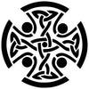 Celtic Woven Cross Sticker