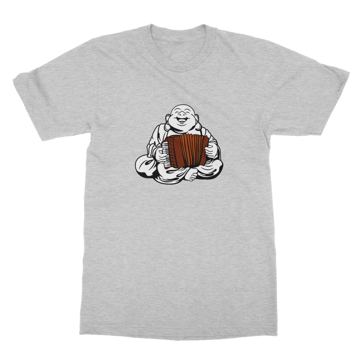 Accordion Playing Buddha T-Shirt