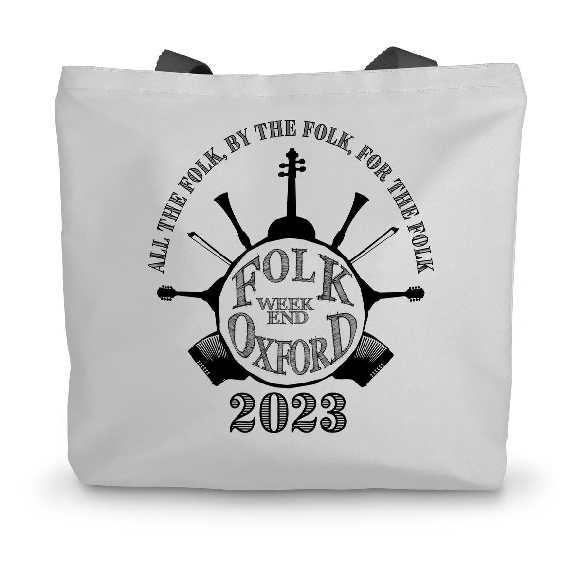 Folk Weekend Oxford 2023 Canvas Tote Bag