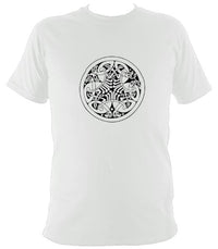 Traditional Celtic Birds T-shirt - T-shirt - White - Mudchutney