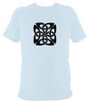 Celtic Square-ish Knot T-Shirt - T-shirt - Light Blue - Mudchutney
