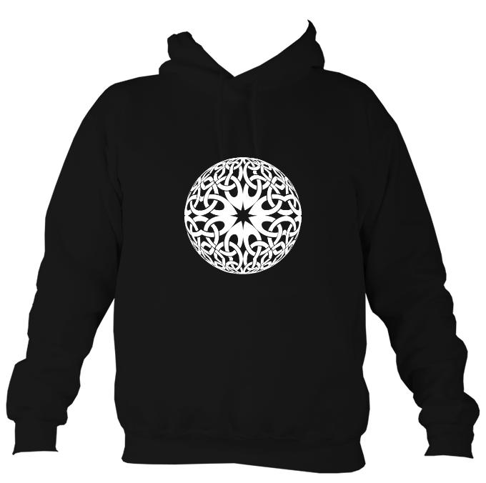 Illusion Style Woven Celtic Globe Style Hoodie