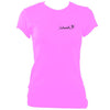 update alt-text with template Ladies Fitted Saltarelle T-shirt - T-shirt - Azalea - Mudchutney