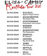 update alt-text with template Eliza Carthy Restitute Tour 2020 Ladies Fitted T-shirt - T-shirt - Black - Mudchutney