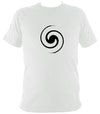 Spiral T-shirt - T-shirt - White - Mudchutney