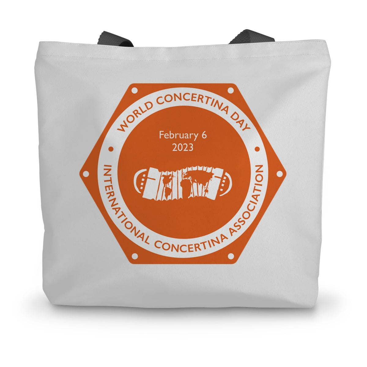 World Concertina Day 2023 Canvas Tote Bag