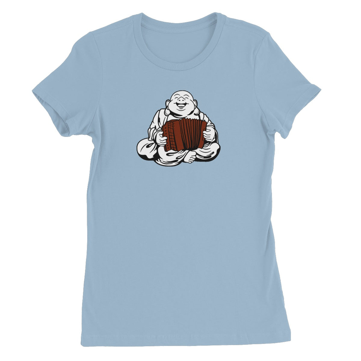 Melodeon Playing Buddha Women's T-Shirt
