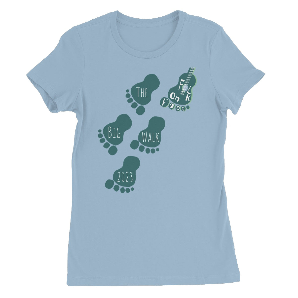 Folk on Foot - The Big Walk Women's T-Shirt