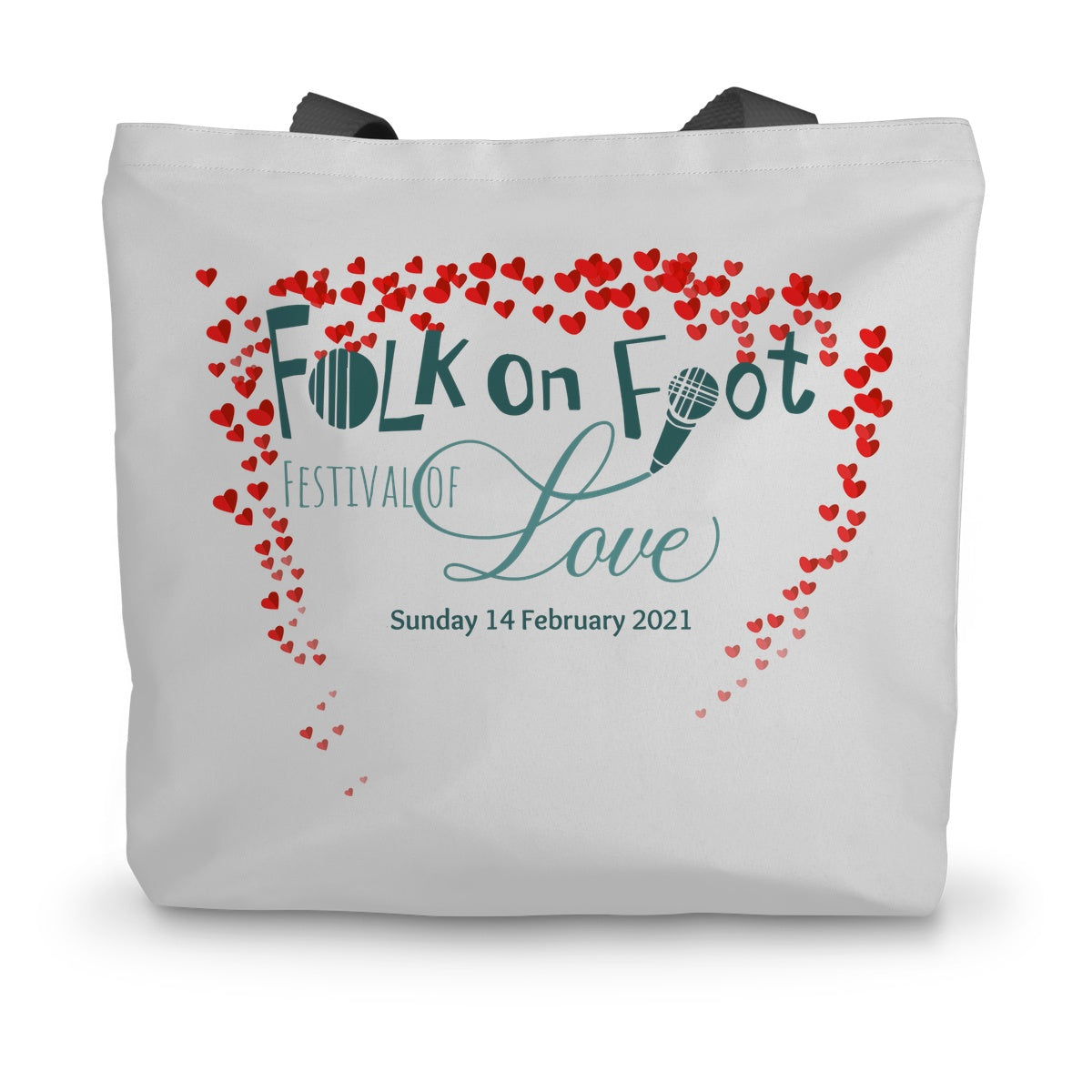 Folk on Foot 4 - Feb 21 Canvas Tote Bag