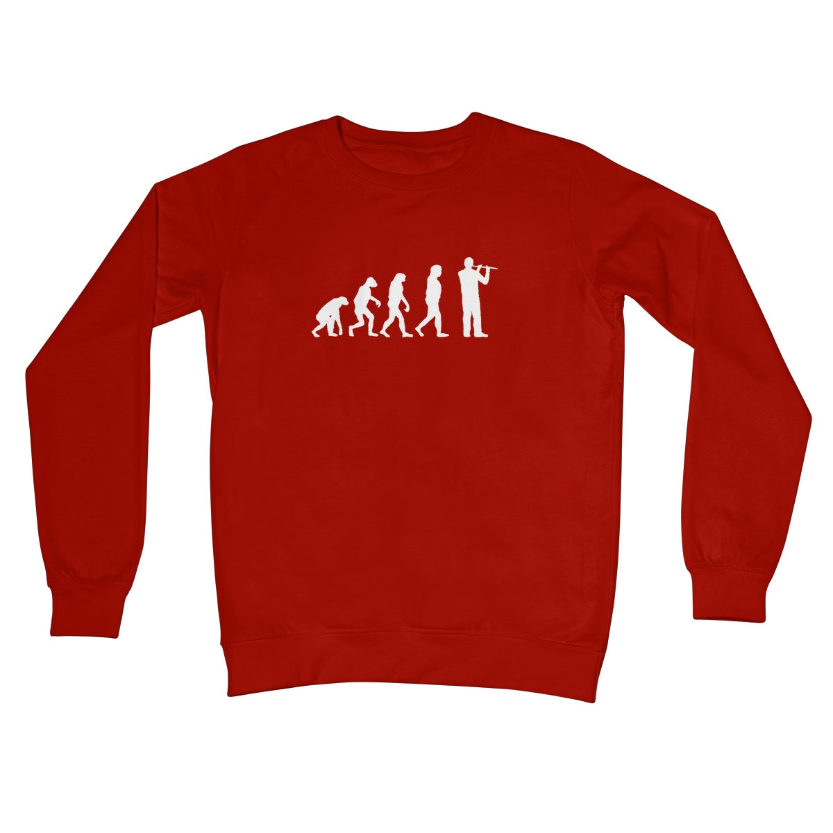 Evolution of Flute Players Sweatshirt
