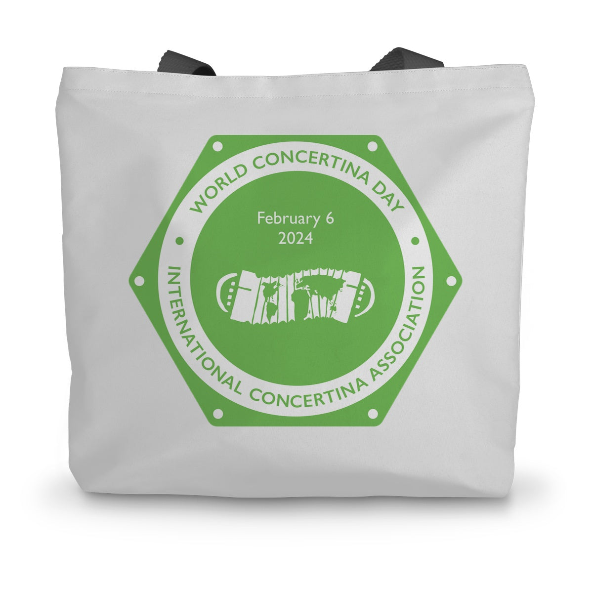 World Concertina Day 2024 Canvas Tote Bag