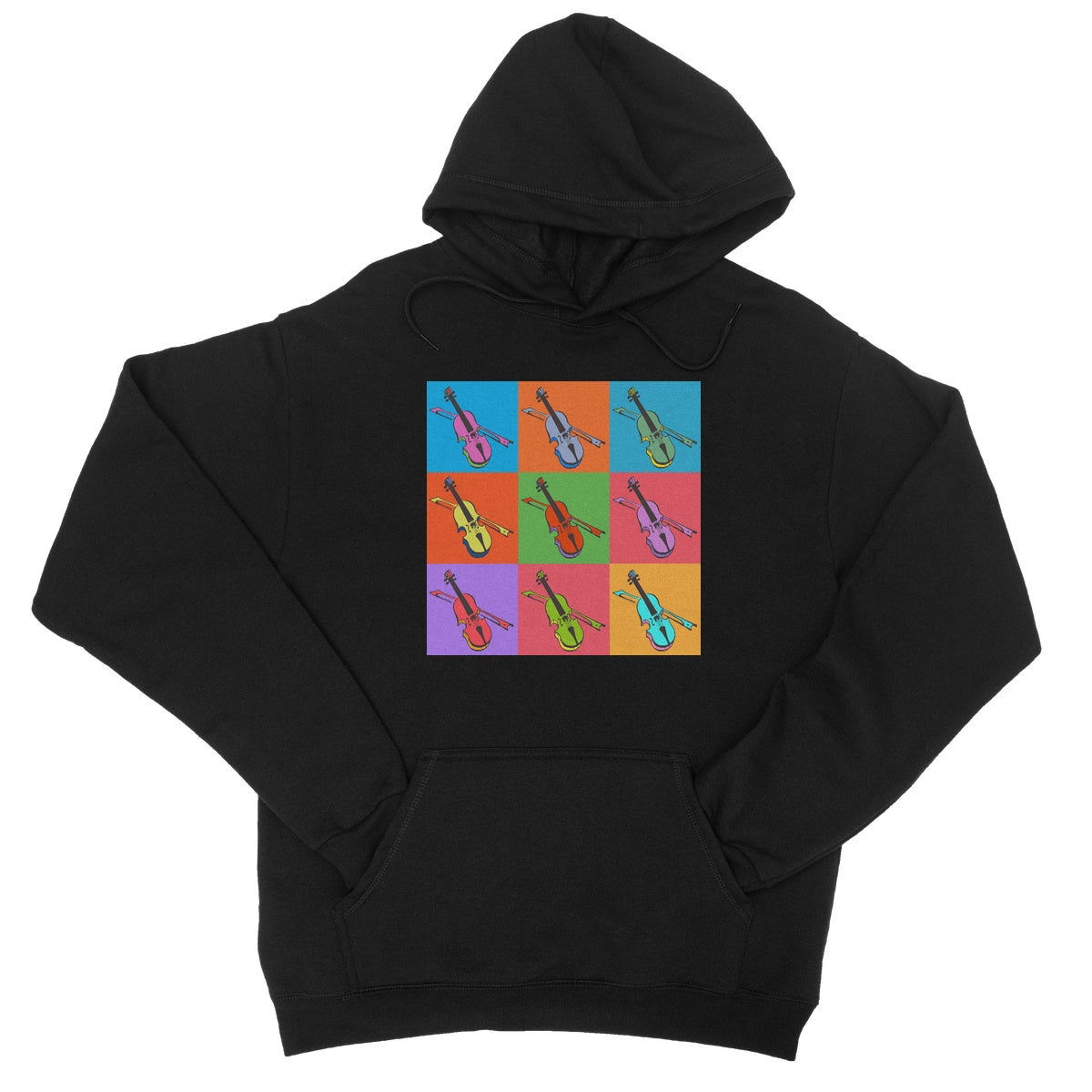 Warhol Style Fiddles Hoodie