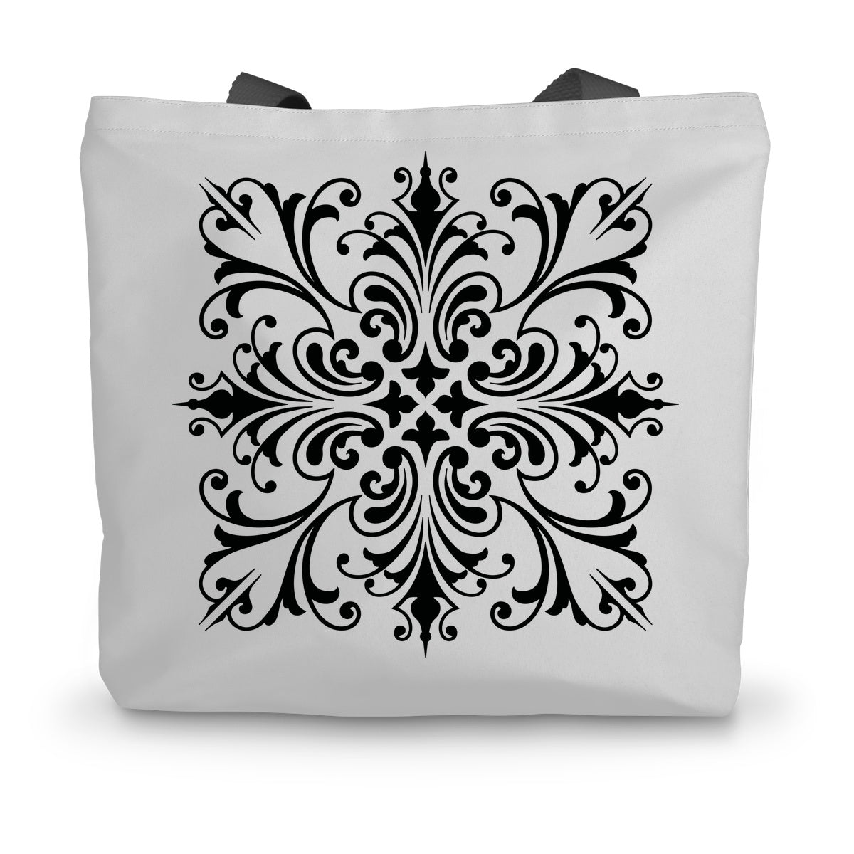 Ornamental Square Canvas Tote Bag