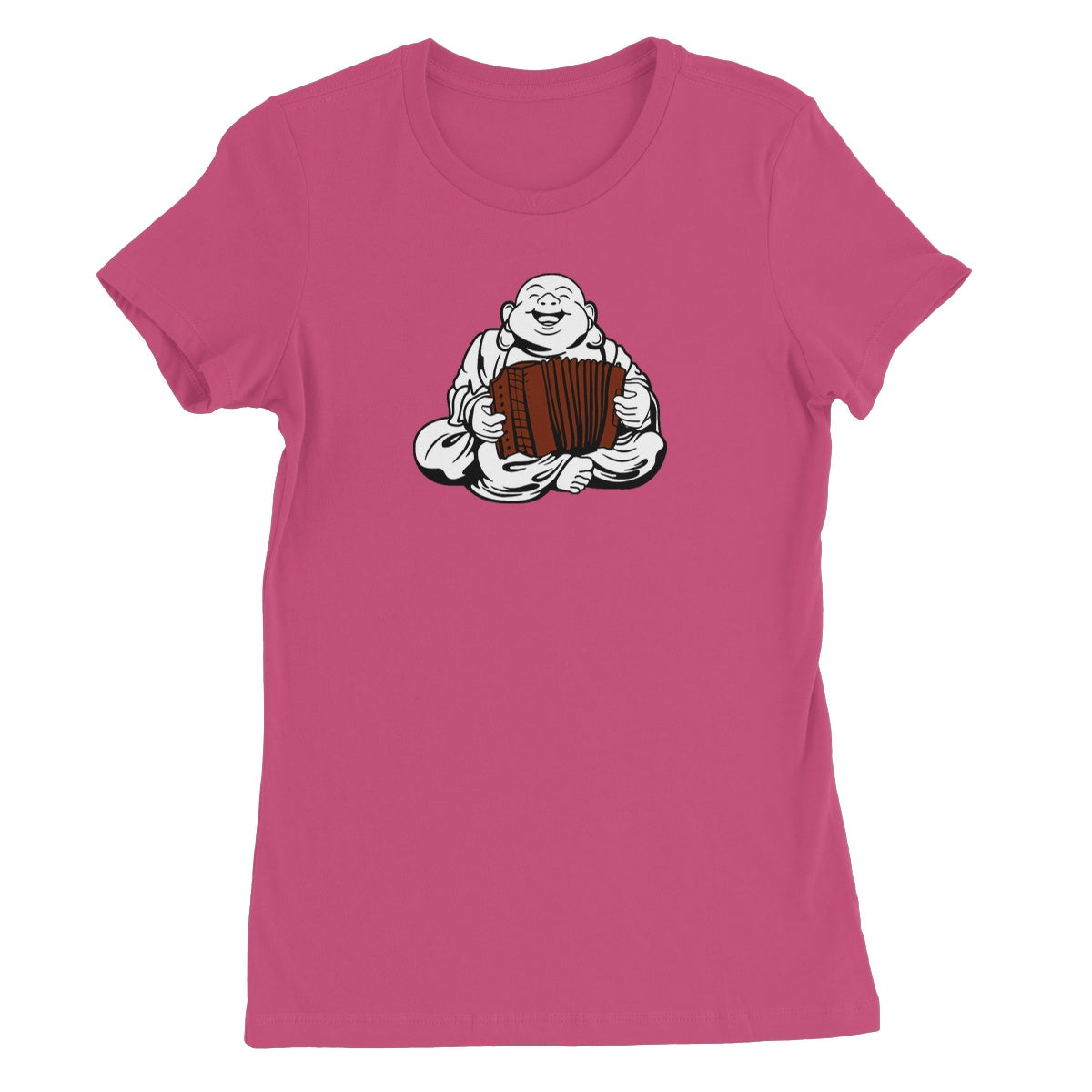 Melodeon Playing Buddha Women's T-Shirt