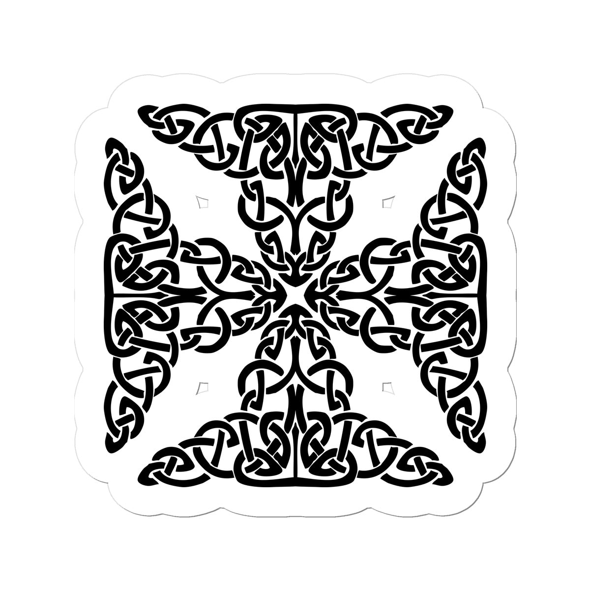 Complex Celtic Cross Sticker