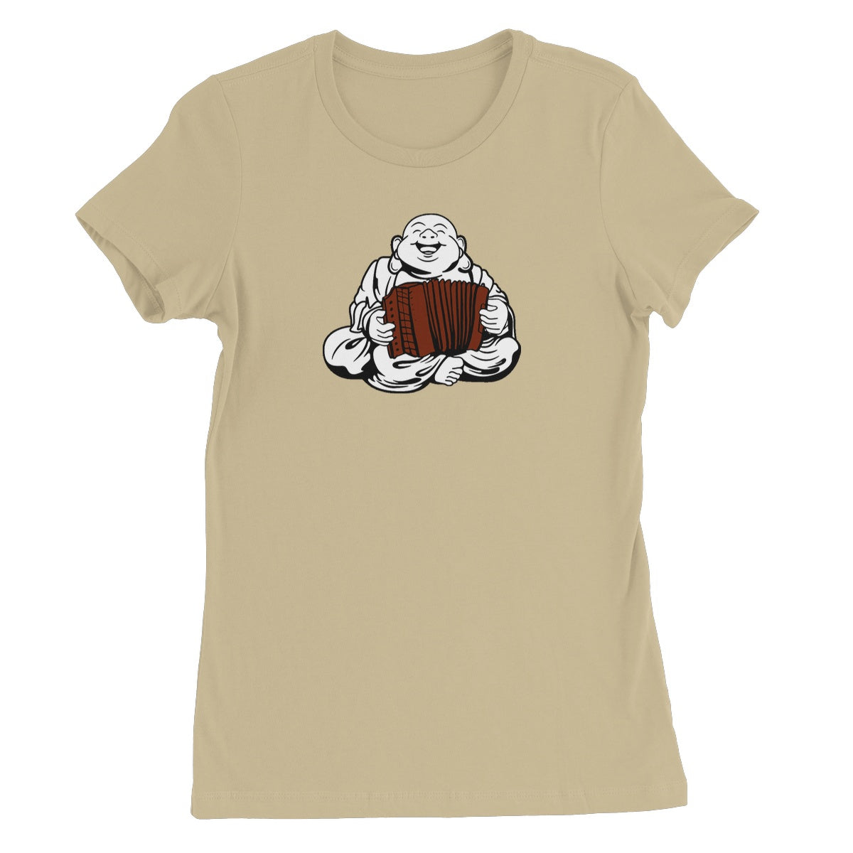 Melodeon Playing Buddha Women's T-Shirt