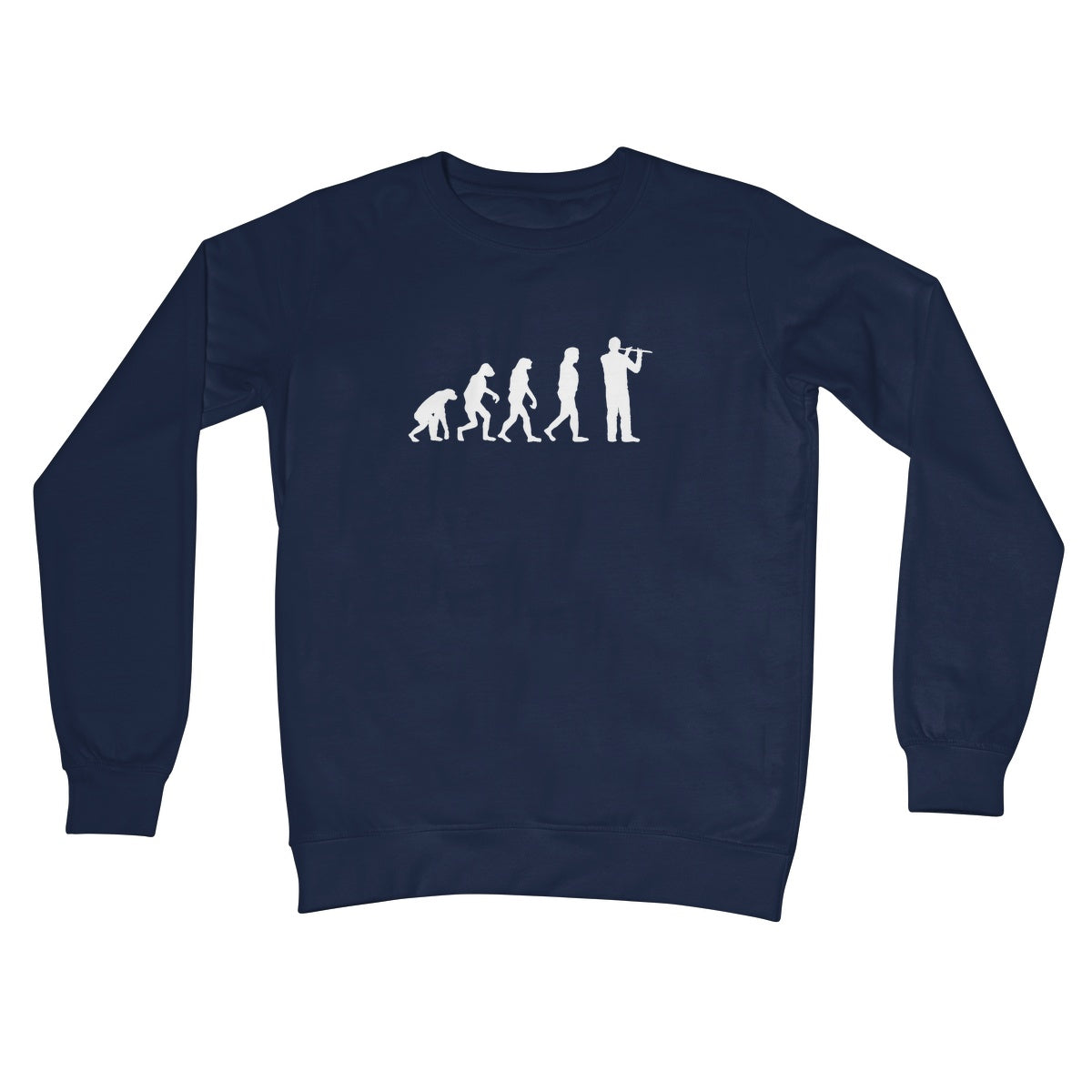 Evolution of Flute Players Sweatshirt