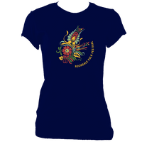 Rochdale Folk Festival 2021 Ladies Fitted T-shirt