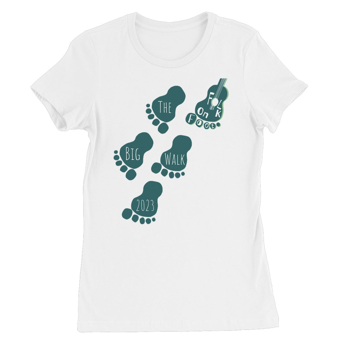 Folk on Foot - The Big Walk Women's T-Shirt