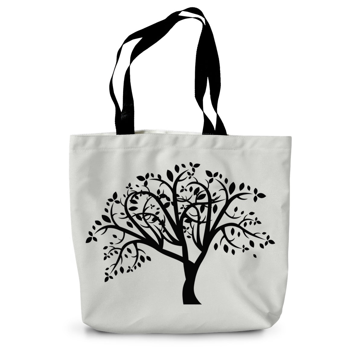 Ornamental Tree Canvas Tote Bag